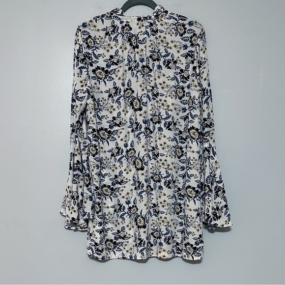 NWT Free People Magic Mystery Floral Printed Tunic in Ivory - Picture 10 of 11